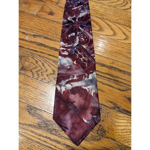 Enrico Guccini Unique Men's Silk Neck Tie Abstract‎ Skyscape Retro